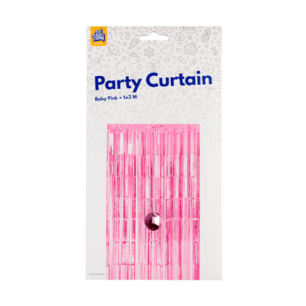 Roze Deurgordijn 2m - Partywinkel - 8716764236617