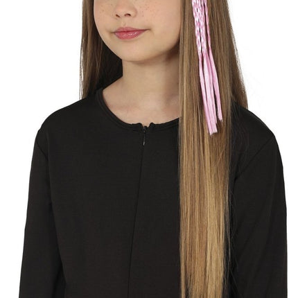 Roze Hair Extension 35cm 3st - Partywinkel - 8434077481400