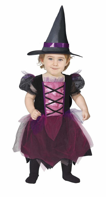 Roze heks Halloween Kostuum Baby van Fiestas Guirca koop je bij Partywinkel