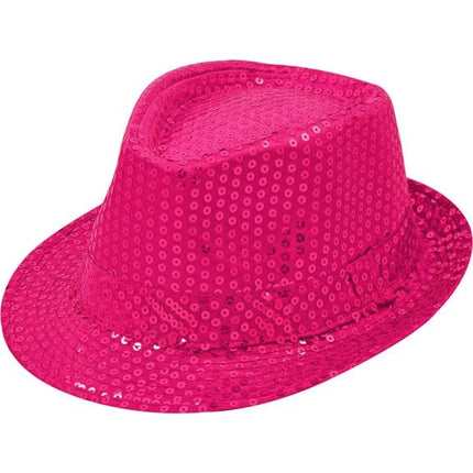 Roze Hoed Glitters van VDV Benefit koop je bij Partywinkel