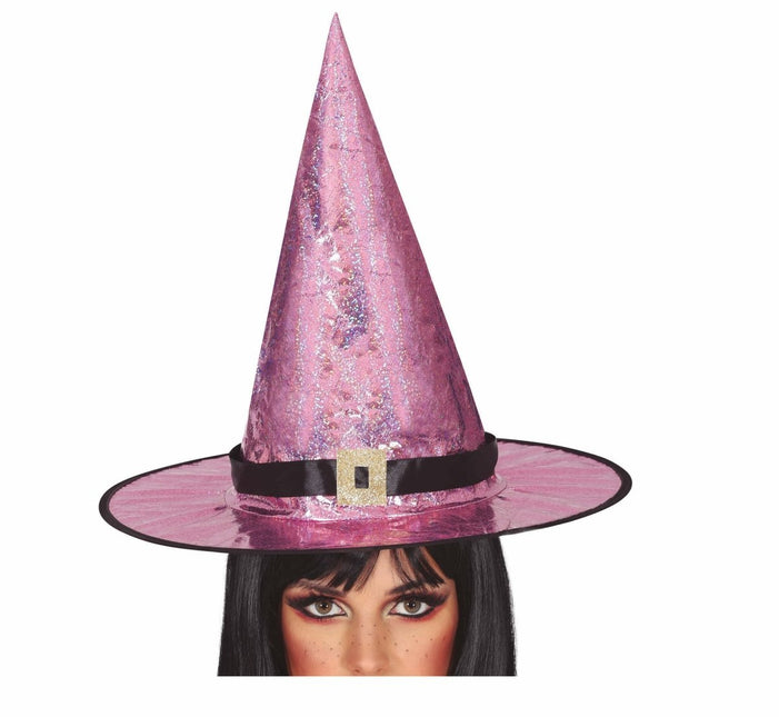Roze Hoed Heks van Fiestas Guirca koop je bij Partywinkel