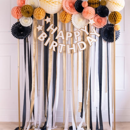 Roze Honeycomb 30cm van Partydeco koop je bij Partywinkel