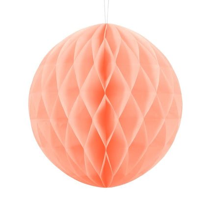 Roze Honeycomb 30cm van Partydeco koop je bij Partywinkel