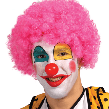 Roze Pruik Krullen van Fiestas Guirca koop je bij Partywinkel