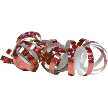 Roze Serpentines Holografisch 4m 18 ringen 2st van Folat koop je bij Partywinkel