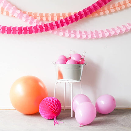 Roze Slinger 3m 3st van Folat koop je bij Partywinkel