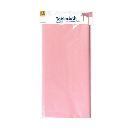 Roze Tafelkleed Pastel 2,74m van Paper Dreams koop je bij Partywinkel