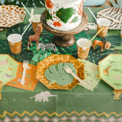 Safari Servetten 2 Laags 33cm 12st van Partydeco koop je bij Partywinkel