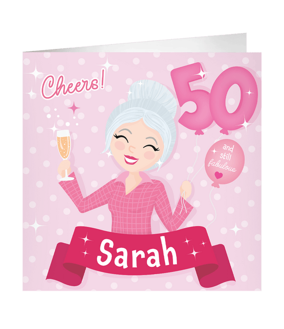 Sarah Wenskaart 23cm - Partywinkel - 8716764239168
