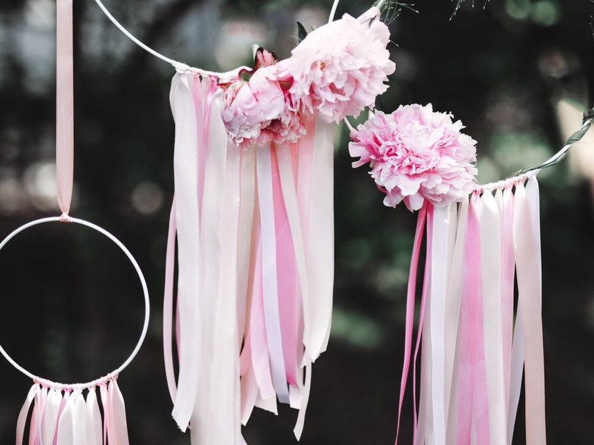 Satijn Lint Perzikkleur 25mm 25m van Partydeco koop je bij Partywinkel