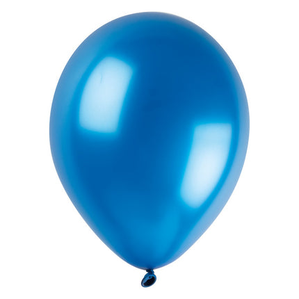 Niebieskie balony w kształcie pereł, 30 cm, 50 szt.