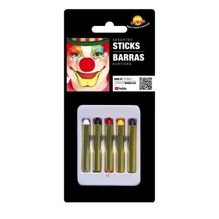 Schminkset 5 delig - Partywinkel - 8434077153956