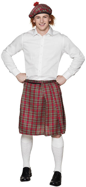 Schotse Kilt Rood van Boland koop je bij Partywinkel