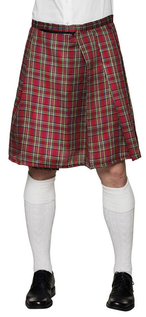 Schotse Kilt Rood van Boland koop je bij Partywinkel