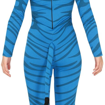 Second Skin Strepen Dames Blauw van Fiestas Guirca koop je bij Partywinkel