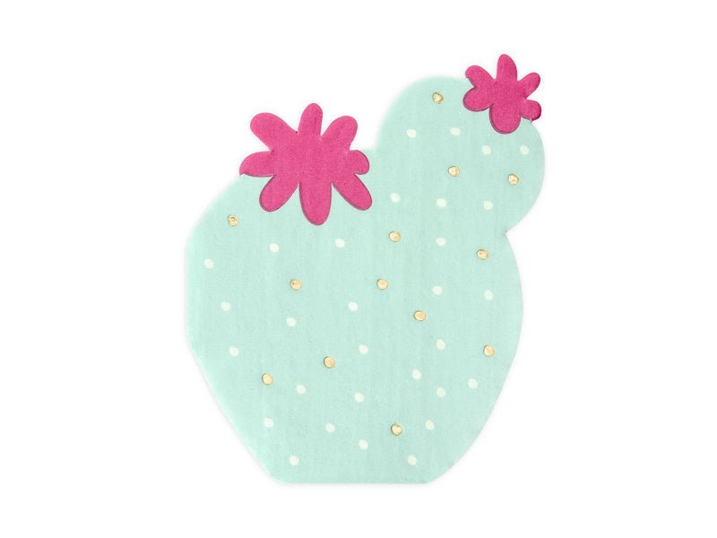 Servetten Cactus 13,5cm 20st van Partydeco koop je bij Partywinkel