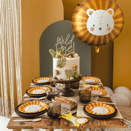 Servetten Leeuw 16cm 20st van Partydeco koop je bij Partywinkel