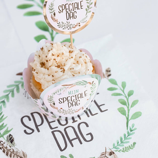Servetten 'Mijn Speciale Dag' 33x33cm - 20 stuks van Folat koop je bij Partywinkel