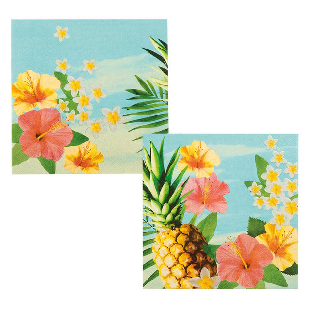 Servetten Paradise Papier 33cm van Boland koop je bij Partywinkel