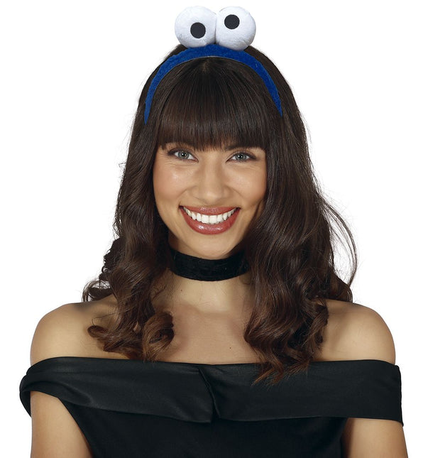 Sesamstraat Haarband Koekiemonster - Partywinkel - 8434077165126