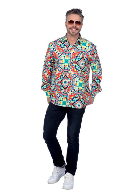 Shirt hippie (V) - Partywinkel - 8720059076703