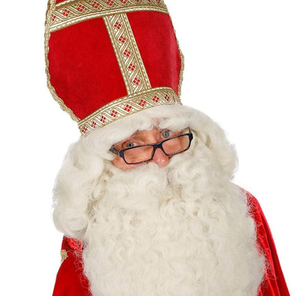 Sinterklaas Baard En Pruik Luxe van Wilbers & Wilbers koop je bij Partywinkel