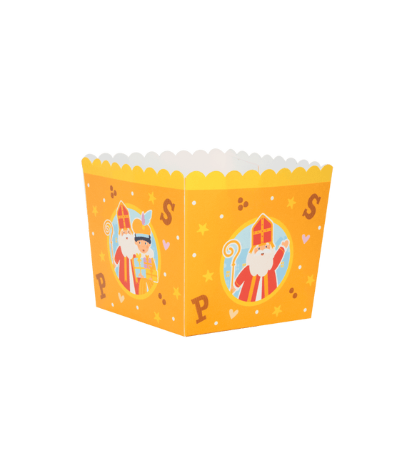 Sinterklaas Bakjes 8cm 6st - Partywinkel - 8716764244629