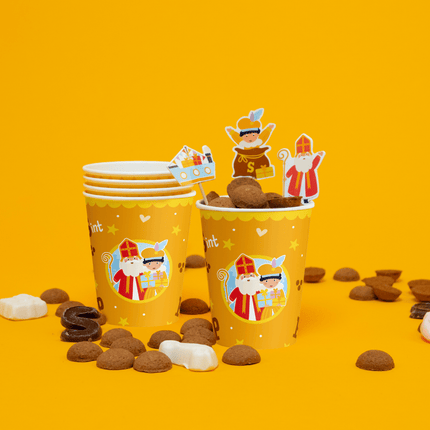 Sinterklaas Bekers 8st - Partywinkel - 8716764244476