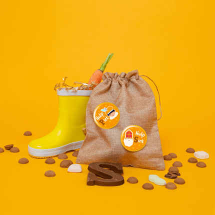 Sinterklaas Button Hulp Piet 5,5cm - Partywinkel - 8716764244414