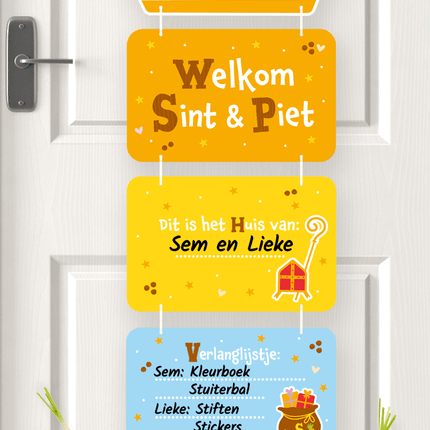 Sinterklaas Deurbord 80cm - Partywinkel - 8716764245251