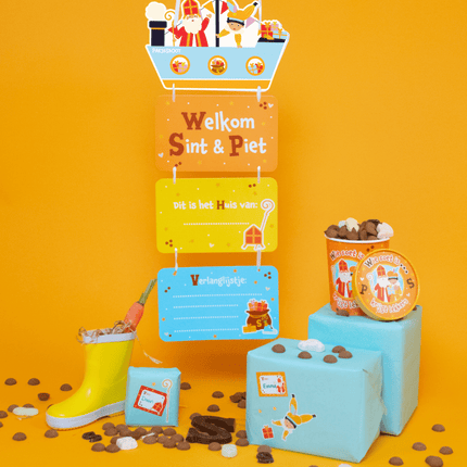 Sinterklaas Deurbord 80cm - Partywinkel - 8716764245251