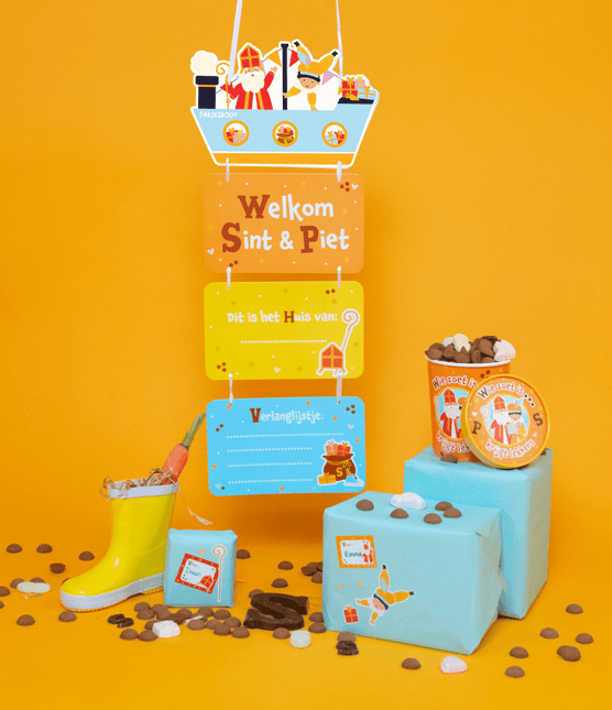 Sinterklaas Deurbord 80cm - Partywinkel - 8716764245251