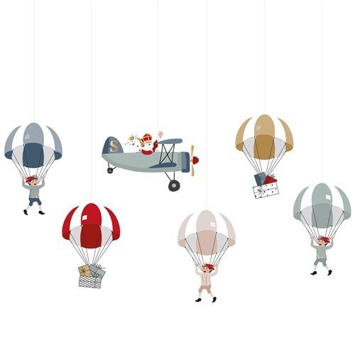 Sinterklaas Hangdecoratie 20cm 6st - Partywinkel - 8711319399045