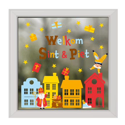 Sinterklaas Raamstickers - Partywinkel - 8716764247989