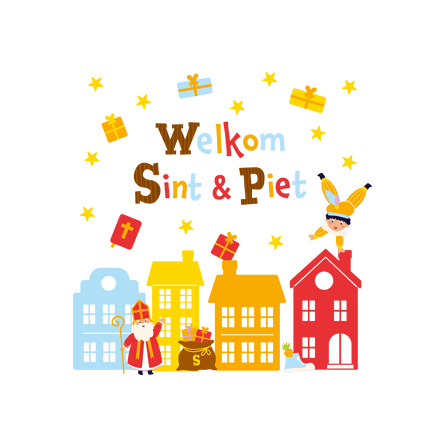 Sinterklaas Raamstickers - Partywinkel - 8716764247989