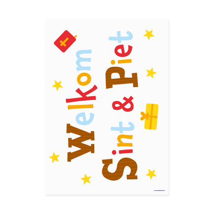 Sinterklaas Raamstickers - Partywinkel - 8716764247989