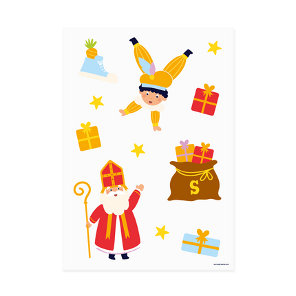 Sinterklaas Raamstickers - Partywinkel - 8716764247989