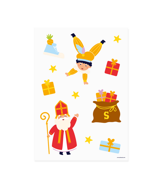 Sinterklaas Raamstickers - Partywinkel - 8716764247989