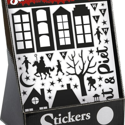 Sinterklaas Raamstickers Display 50st - Partywinkel - 5712735326632