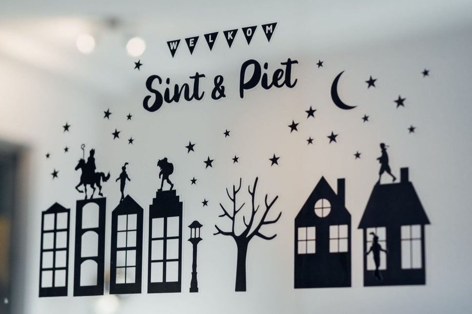 Sinterklaas Raamstickers Display 50st - Partywinkel - 5712735326632