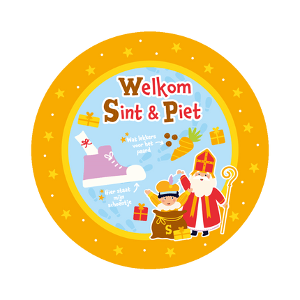Sinterklaas Schoenzetmat 50cm - Partywinkel - 8716764245282