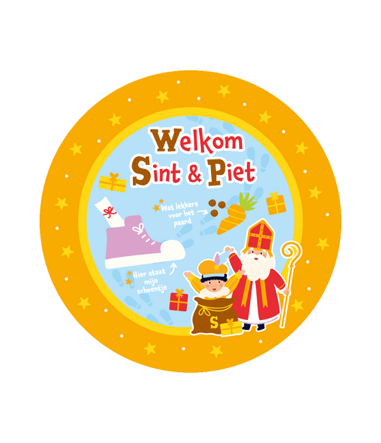 Sinterklaas Schoenzetmat 50cm - Partywinkel - 8716764245282
