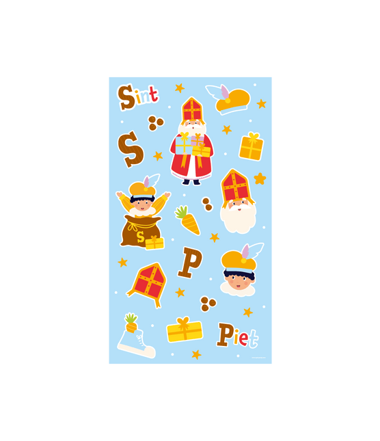 Sinterklaas Stickervellen 4st - Partywinkel - 8716764245220