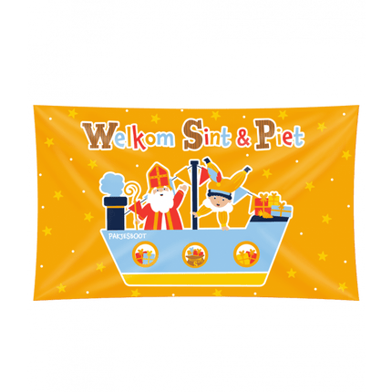 Sinterklaas Vlag Xxl 1,5m van Paper Dreams koop je bij Partywinkel