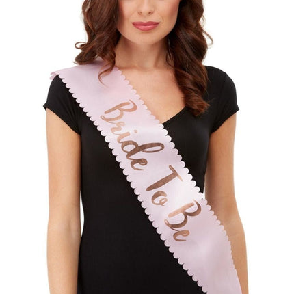 Sjerp Bride To Be Roze Goud van Smiffys koop je bij Partywinkel