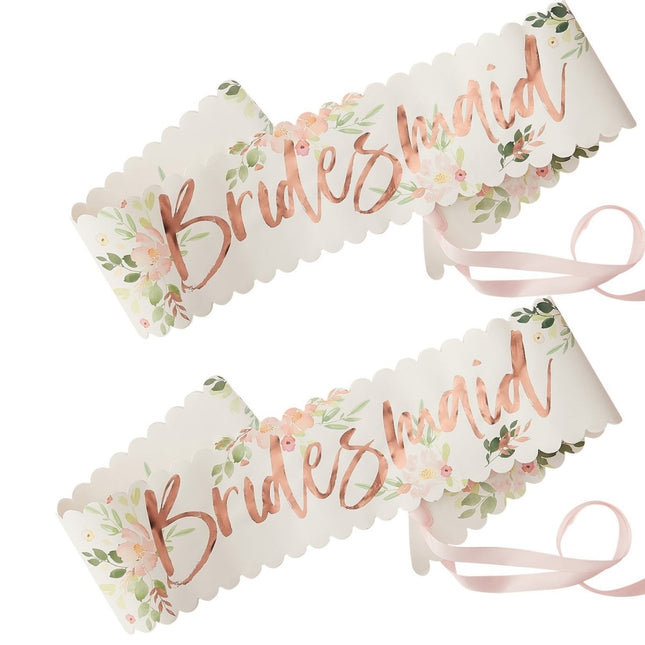 Sjerp Bridesmaid Bloemen 75cm 2st van Ginger Ray koop je bij Partywinkel