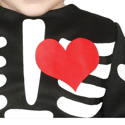 Skelet Halloween Kostuum Baby Tutu van Fiestas Guirca koop je bij Partywinkel