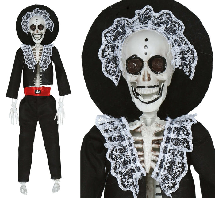 Skelet Pop Mariachi 40cm van Fiestas Guirca koop je bij Partywinkel