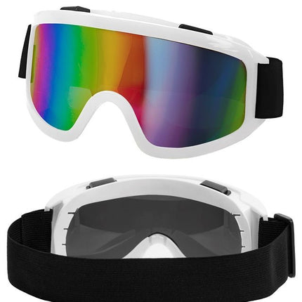 Ski Bril 80s Wit van Widmann koop je bij Partywinkel