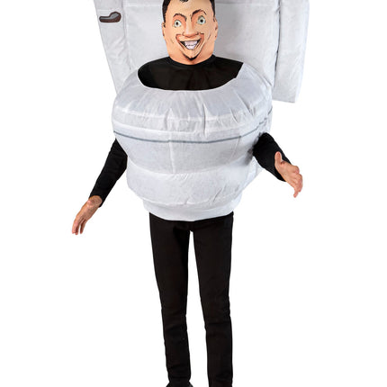 Nadmuchiwany kostium toalety Skibidi dla dziecka